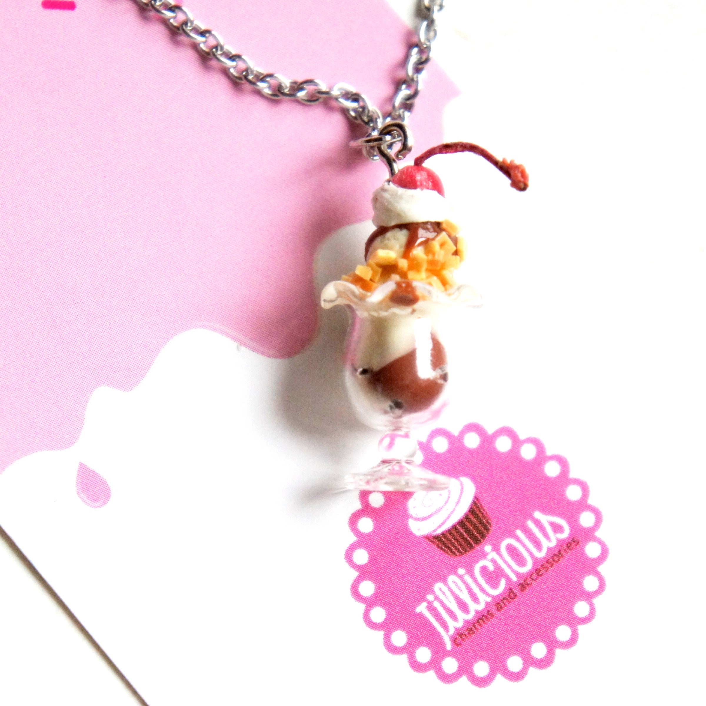 Ice Cream Sundae Necklace