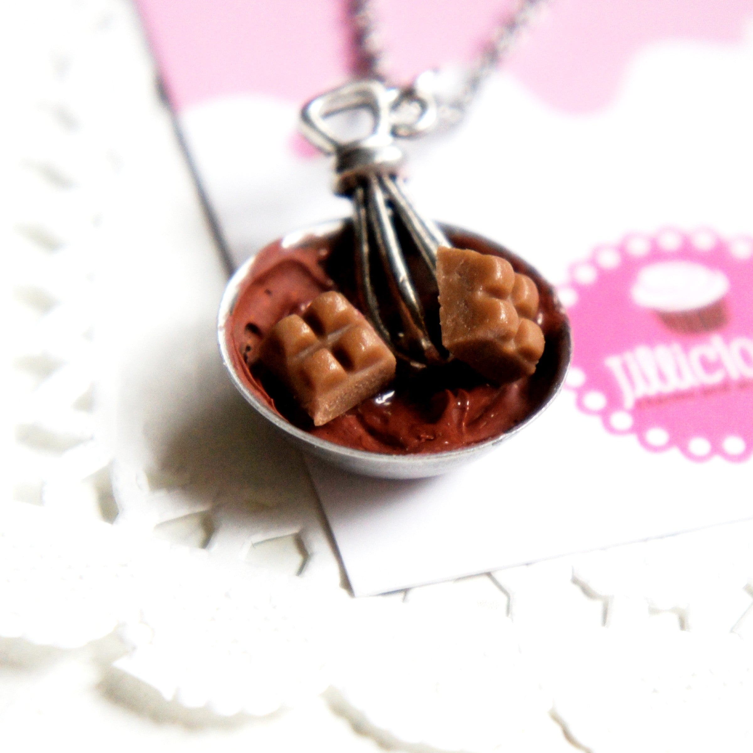 Chocolate Ganache Icing Necklace