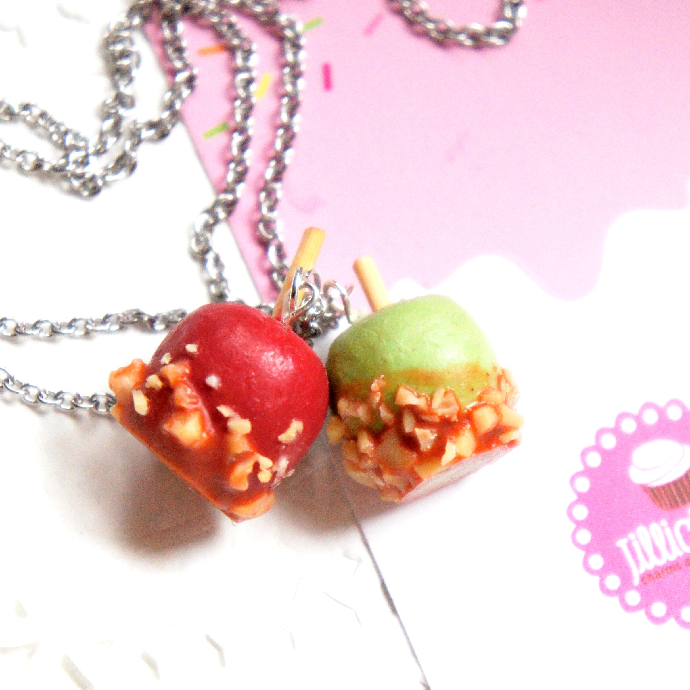 Candy Apple Necklace