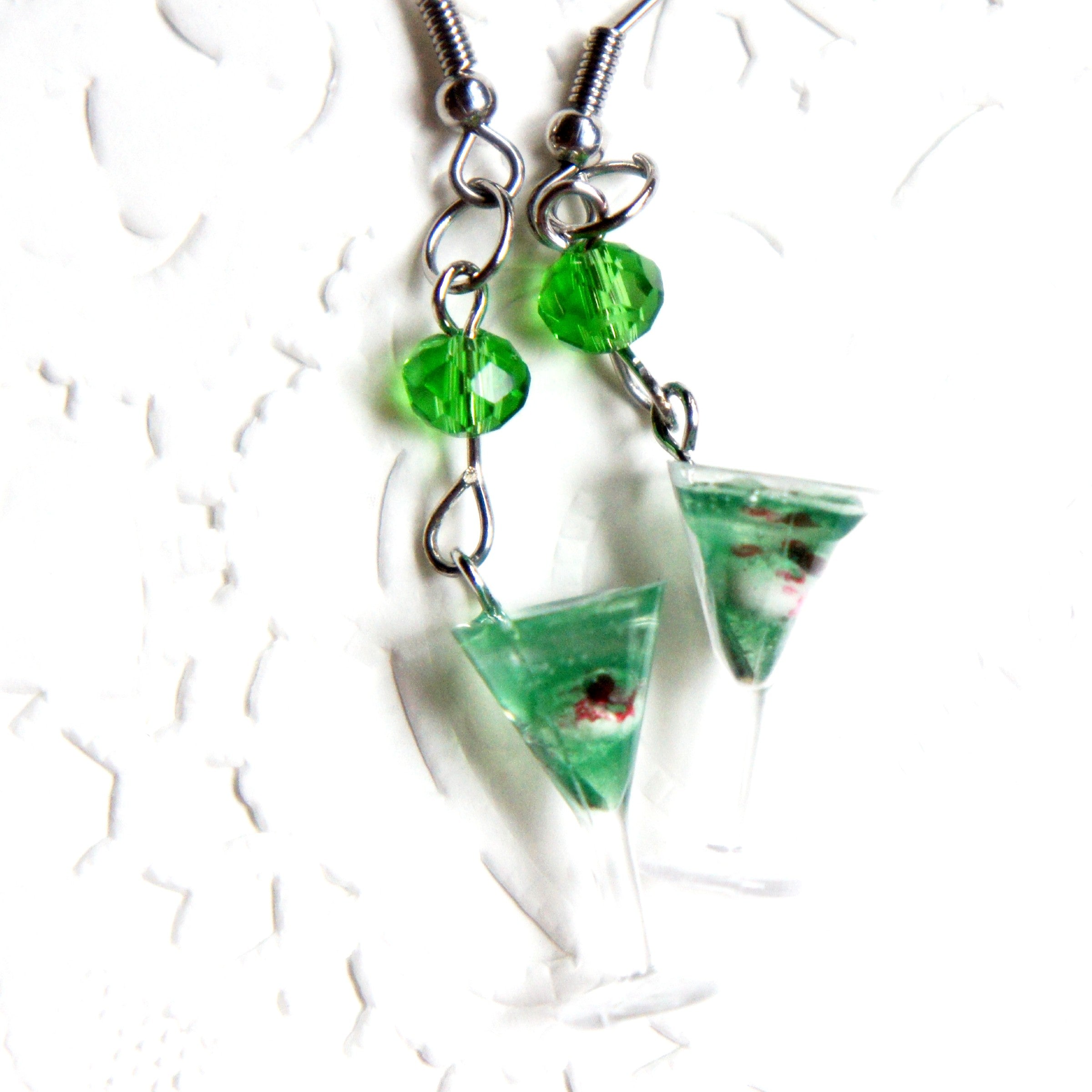 Witch's Brew Cocktail Dangle Earrings