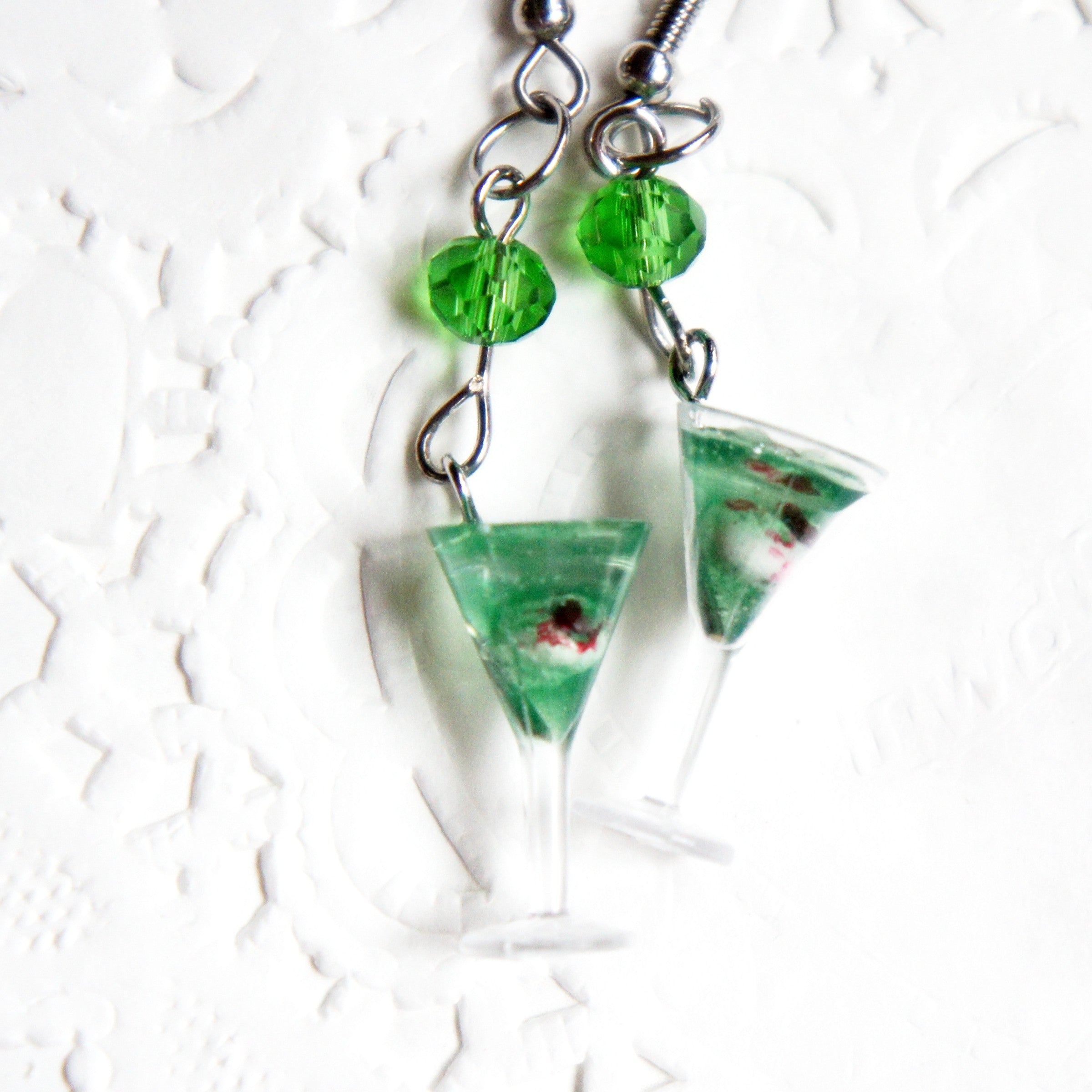 Witch's Brew Cocktail Dangle Earrings