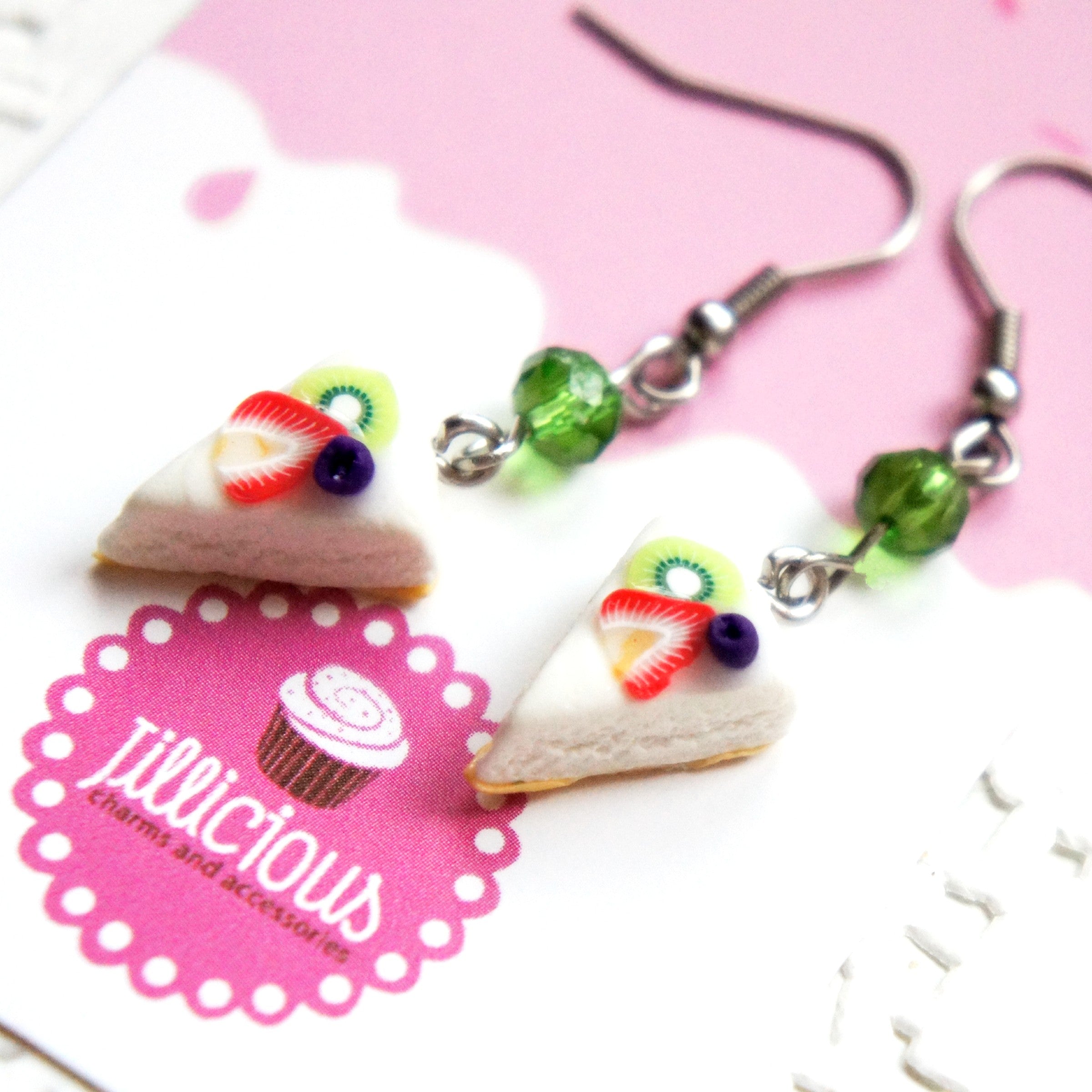 Fruit Cheesecake Dangle Earrings