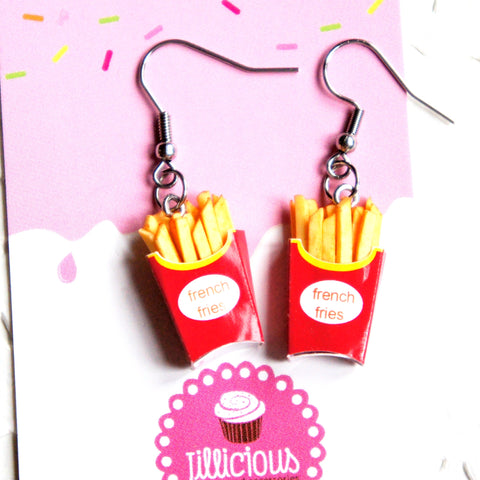 French Fries Dangle Earrings