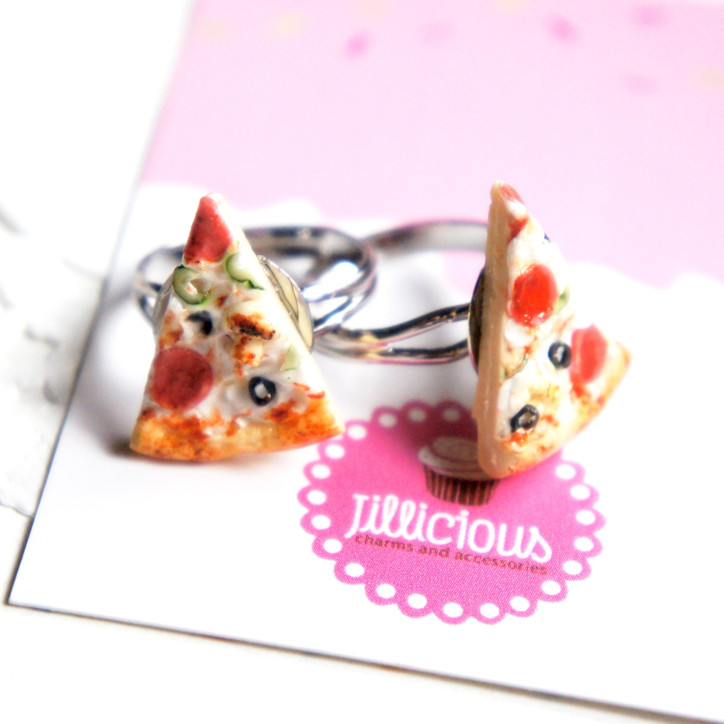 Pizza Friendship Rings