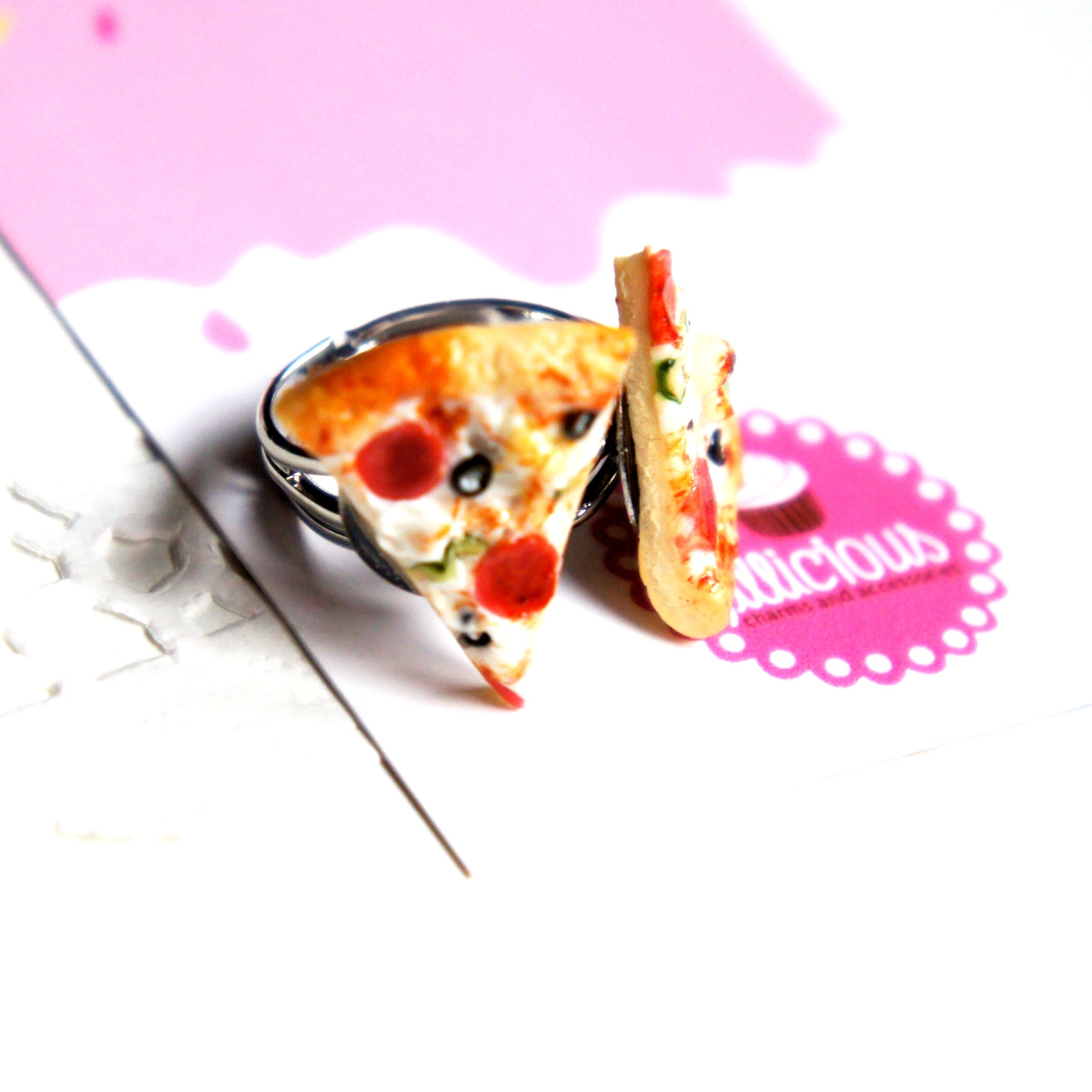 Pizza Friendship Rings