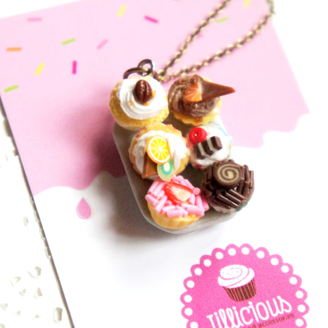 Cupcake Sampler Necklace
