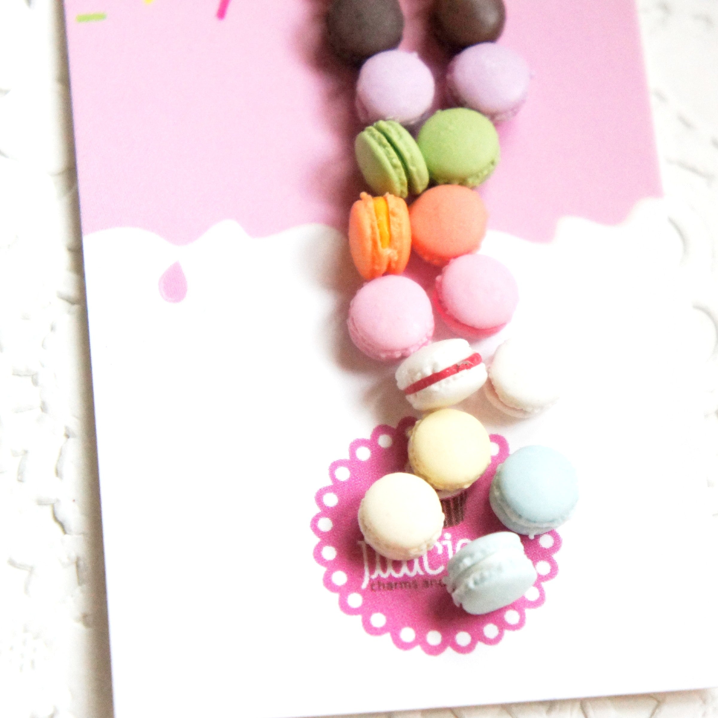 French Macaron Stud Earrings