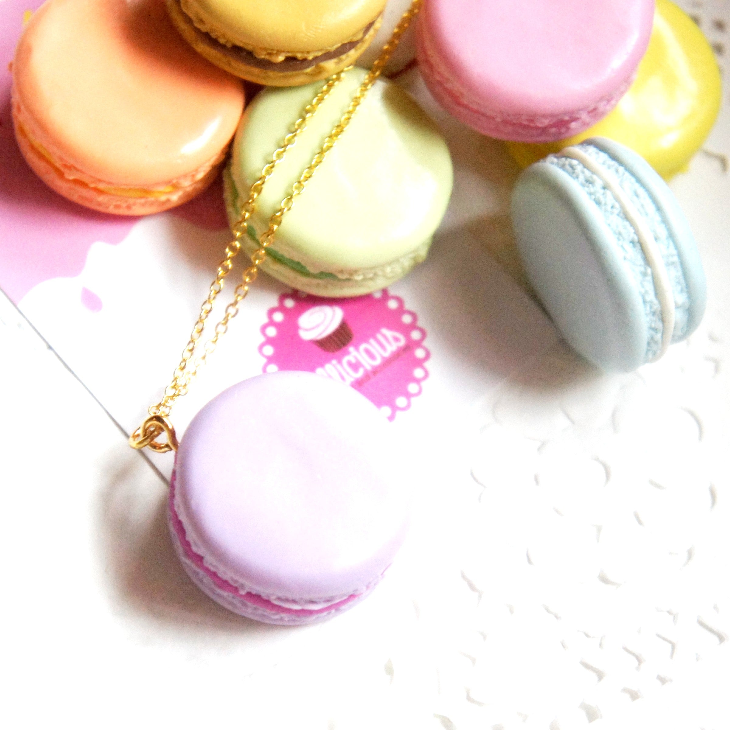 French Macaron Necklace