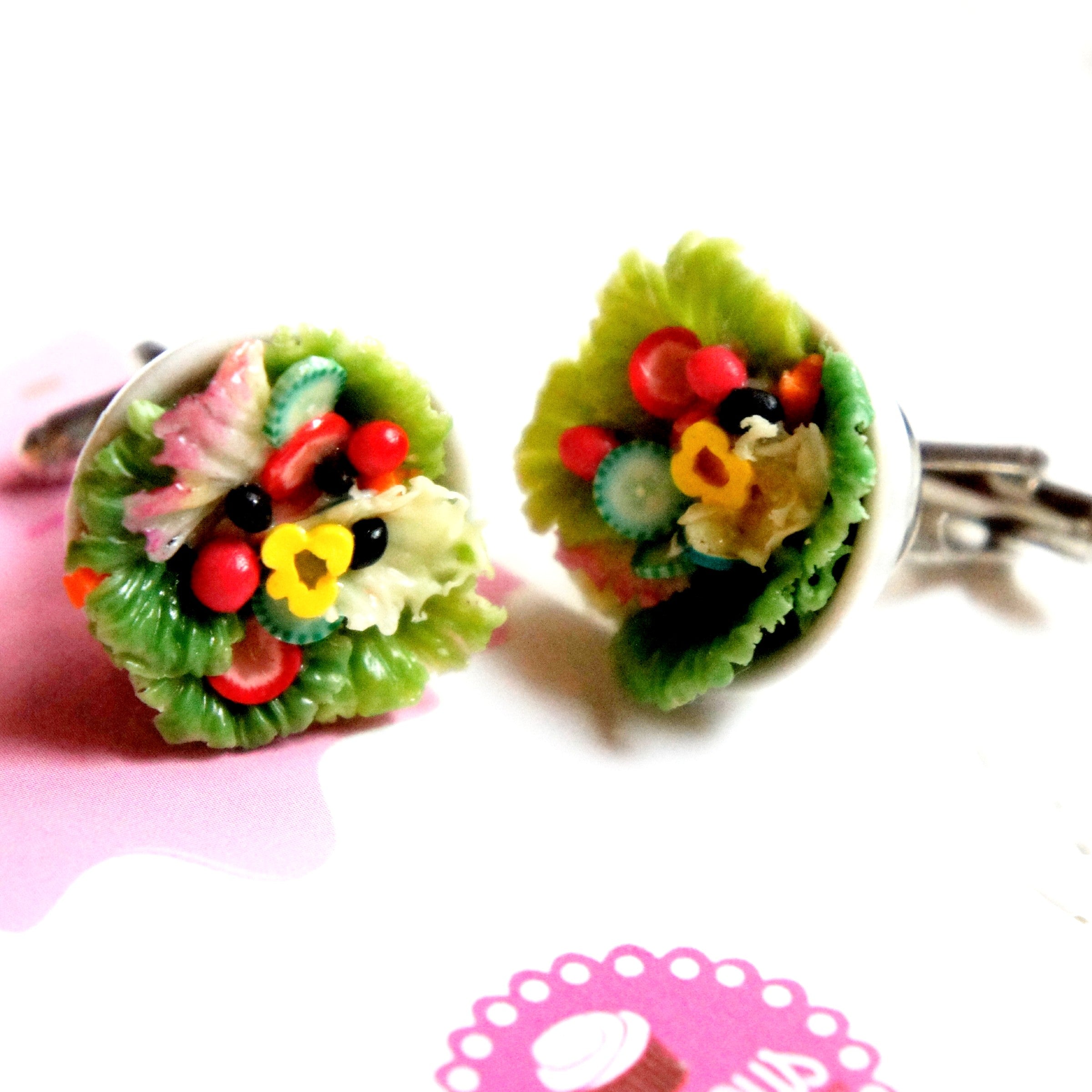 Salad Bowl Cuff Links