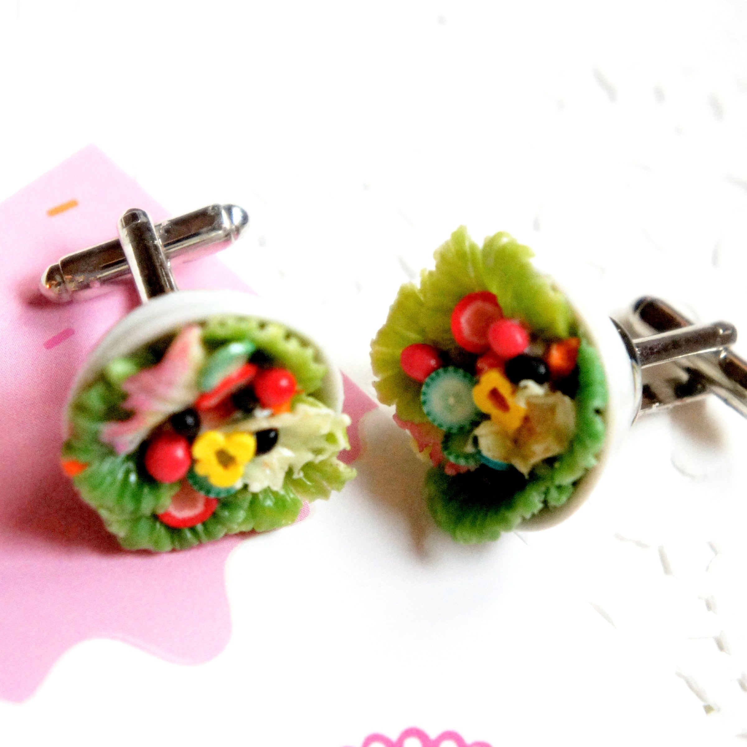 Salad Bowl Cuff Links