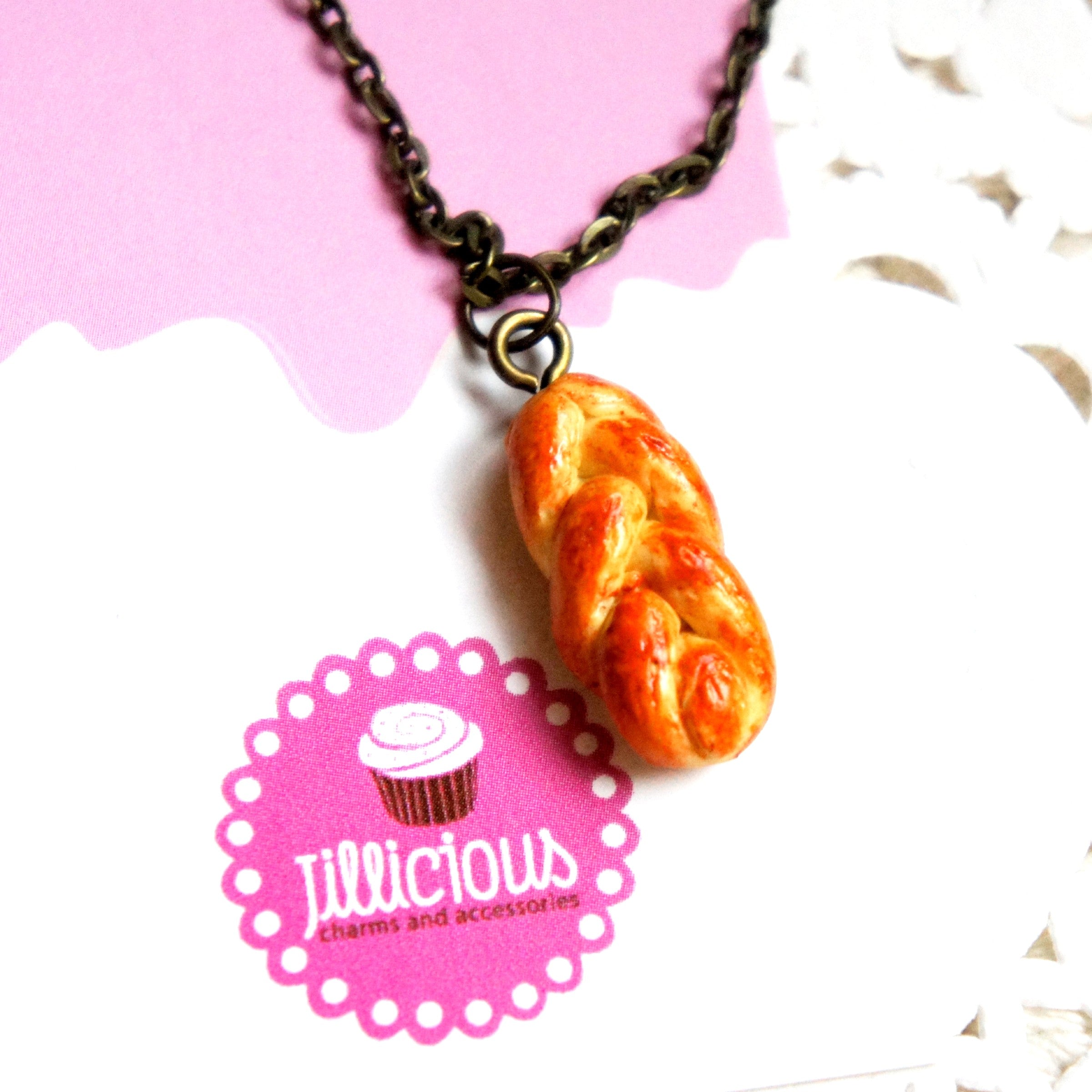 Challah Bread Necklace