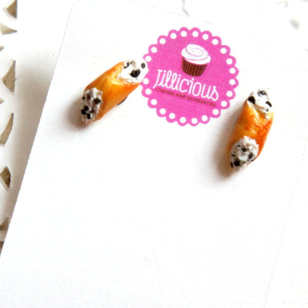 Cannoli Stud Earrings