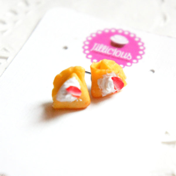 Crepe Stud Earrings