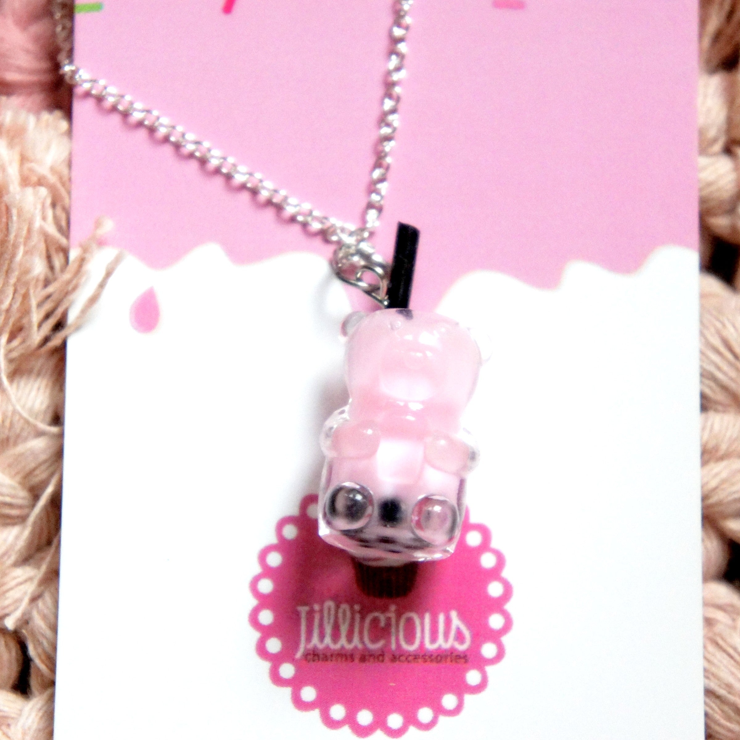 Boba Bear Necklace