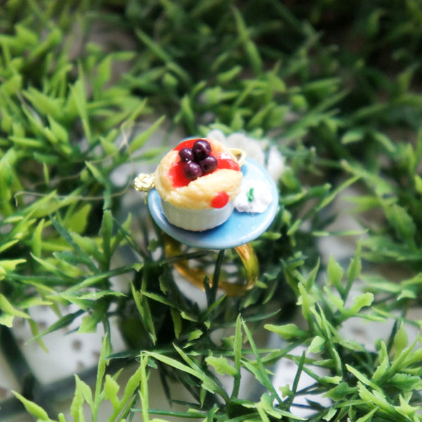 Blueberry Souffle Ring