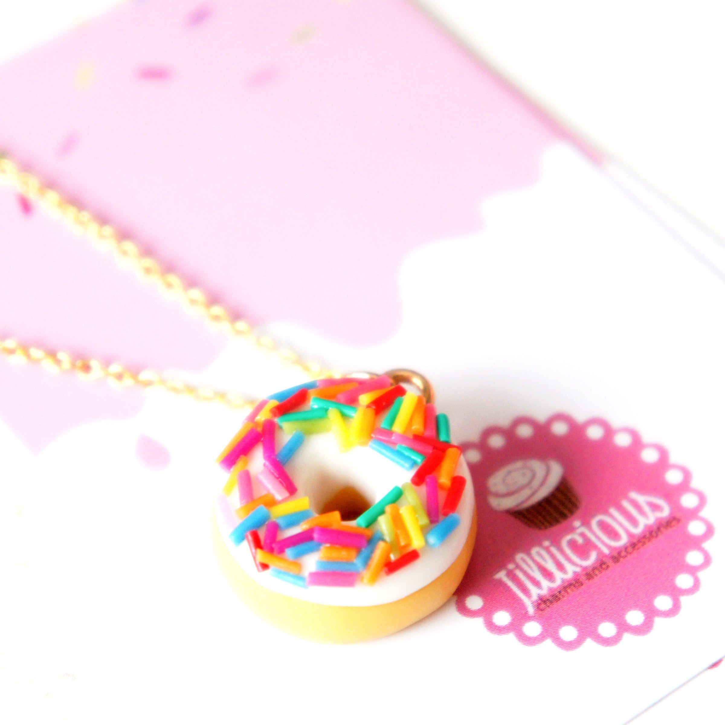 Birthday Donut Necklace