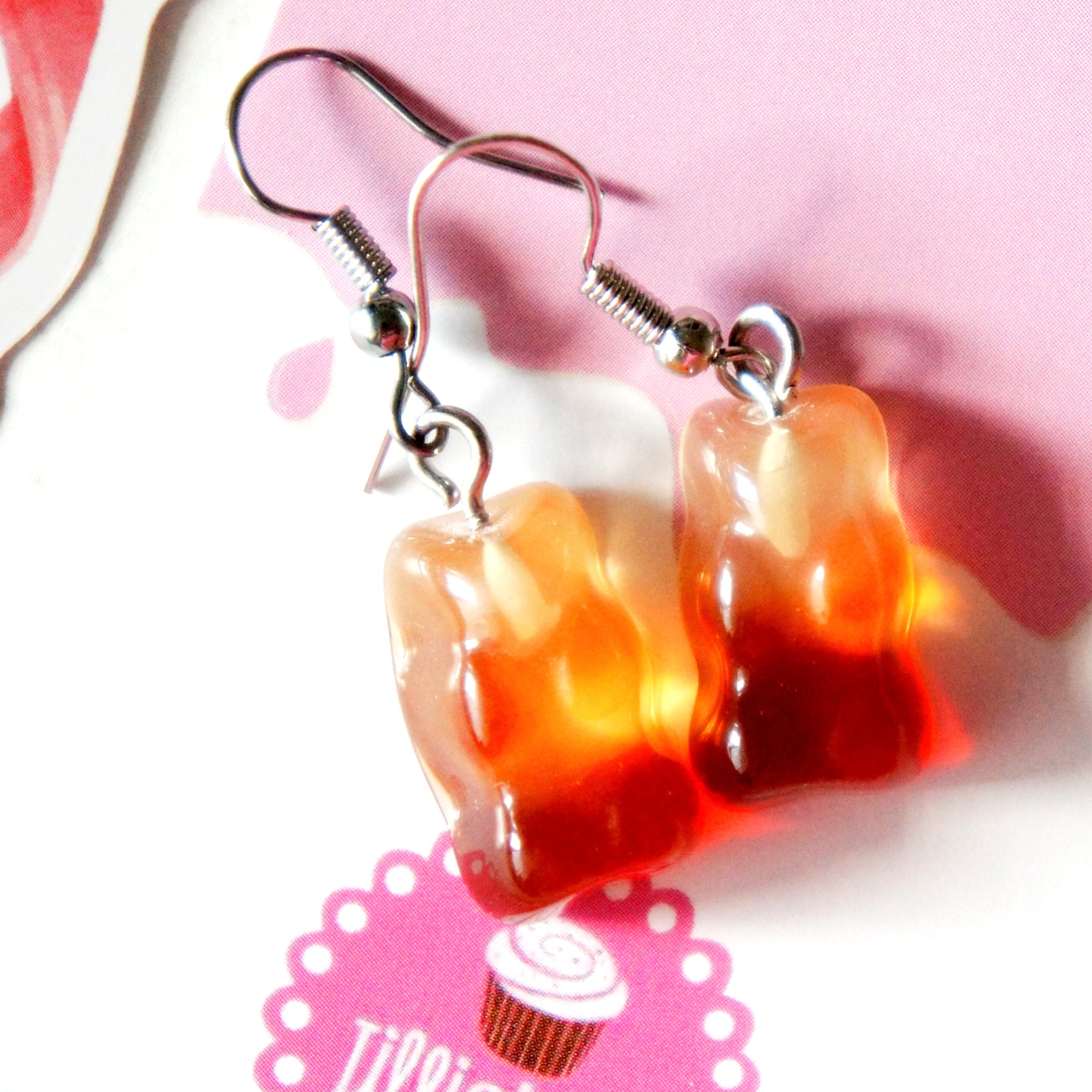 Gummy Cola Dangle Earrings