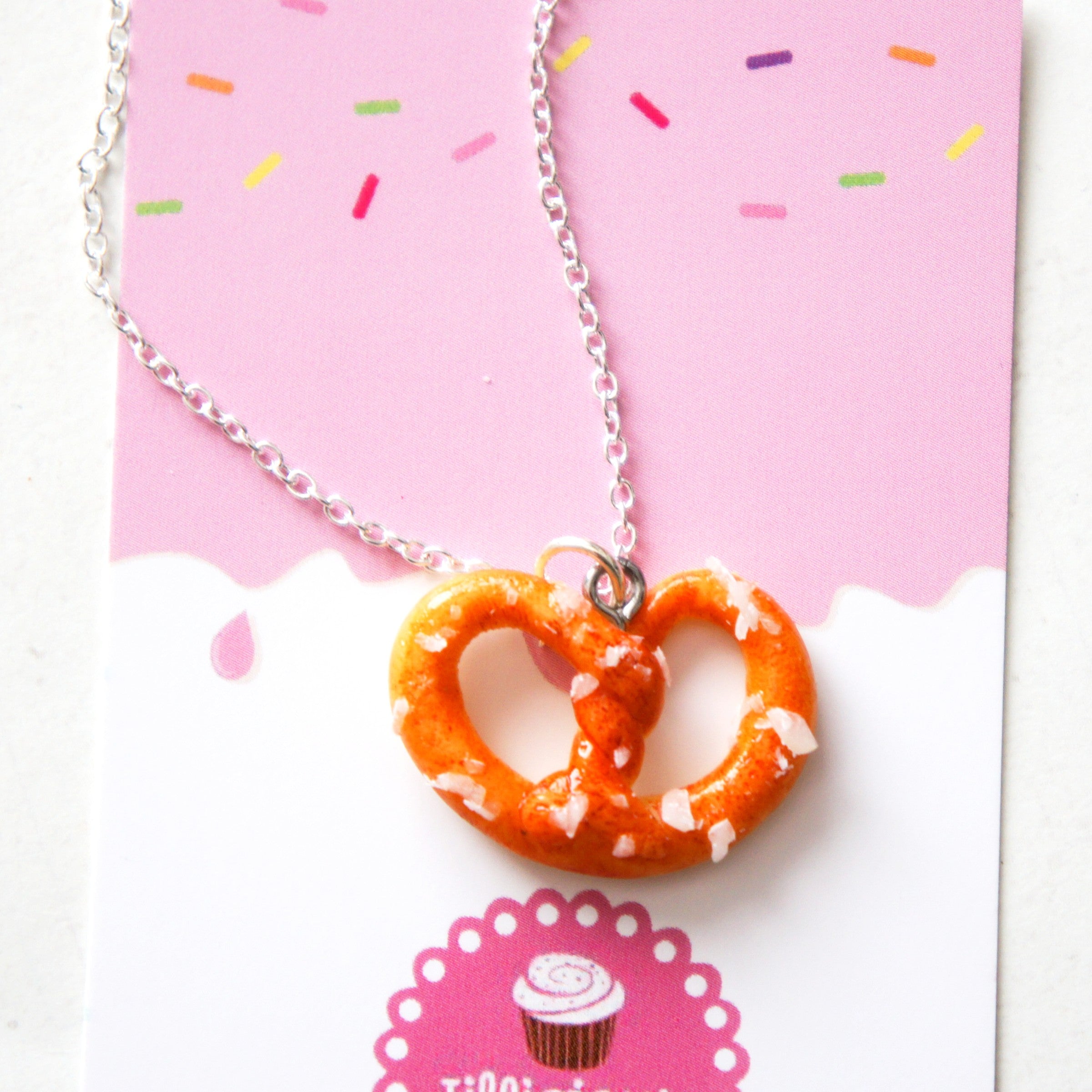 Soft Pretzel Necklace