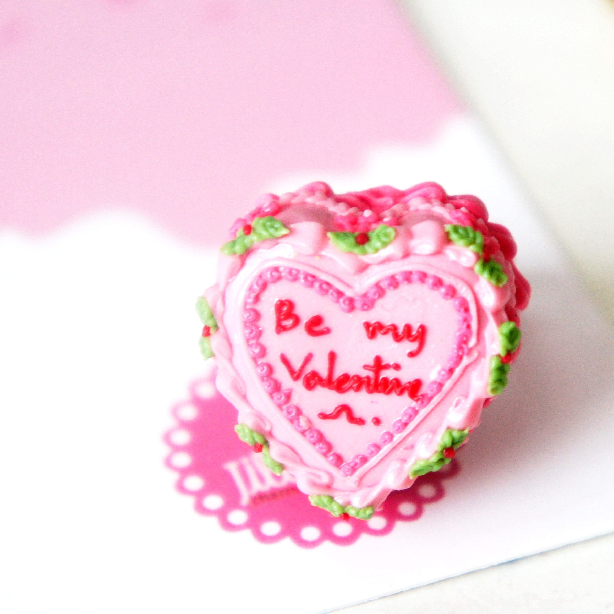 Heart Valentines Cake Ring