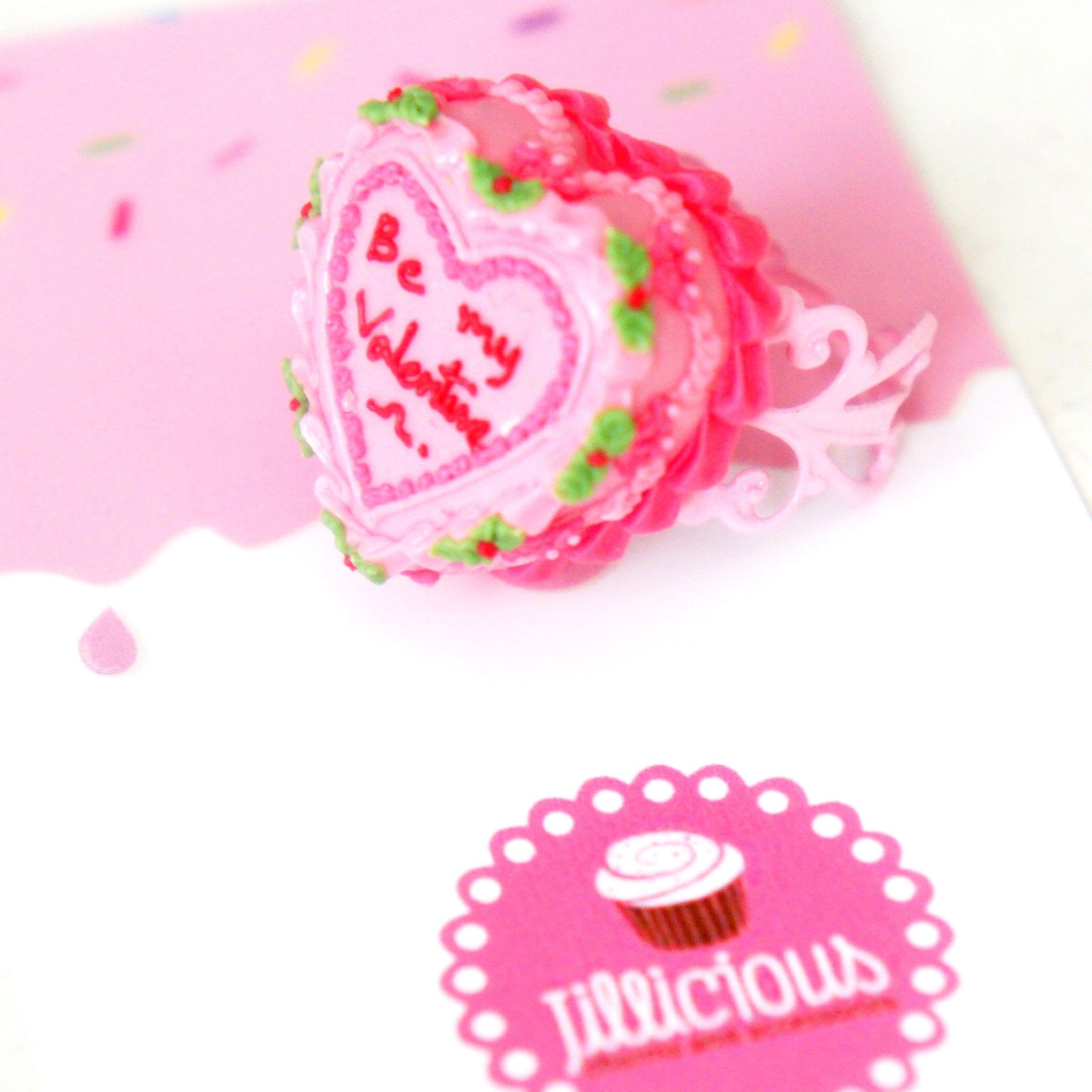 Heart Valentines Cake Ring