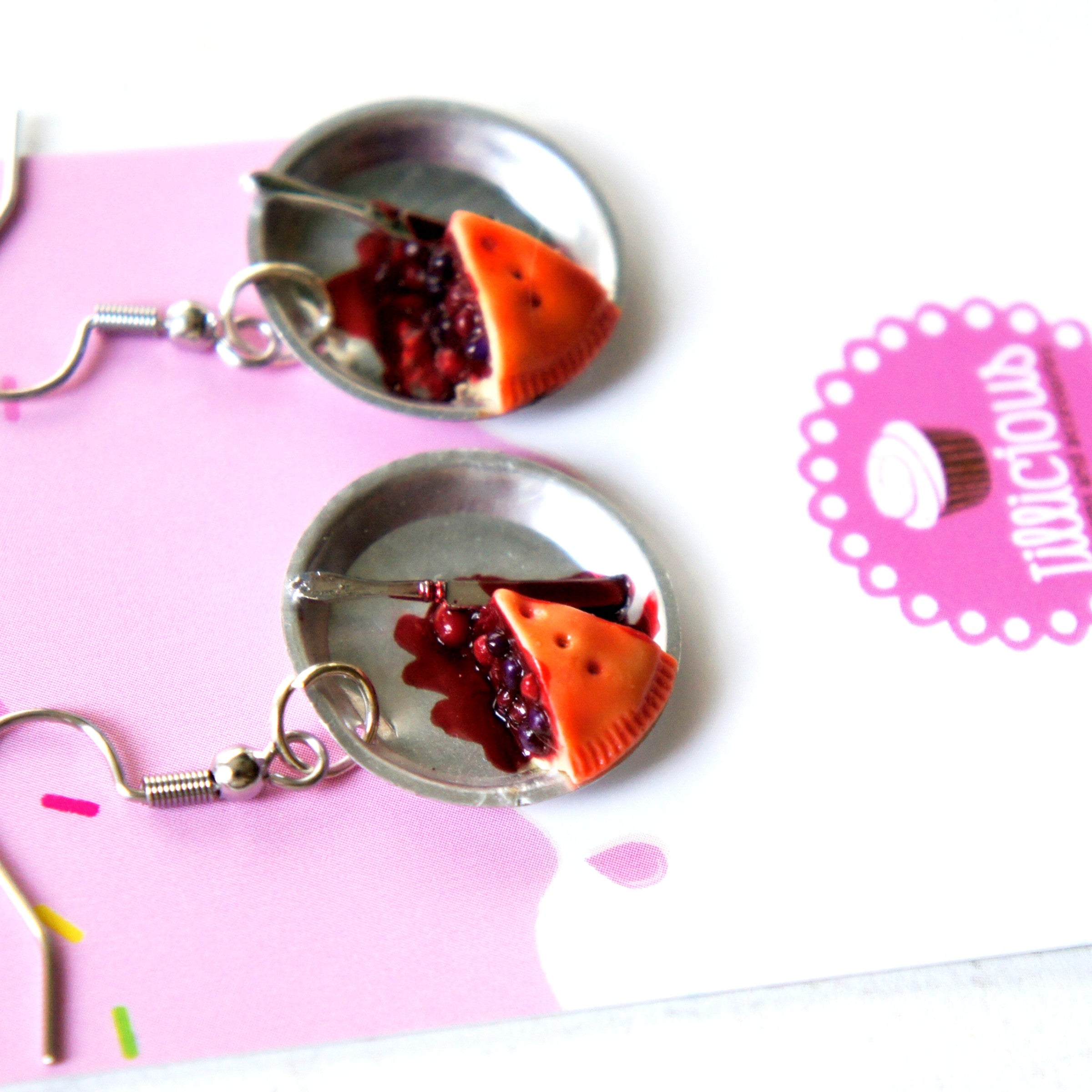 Cherry Pie Dangle Earrings