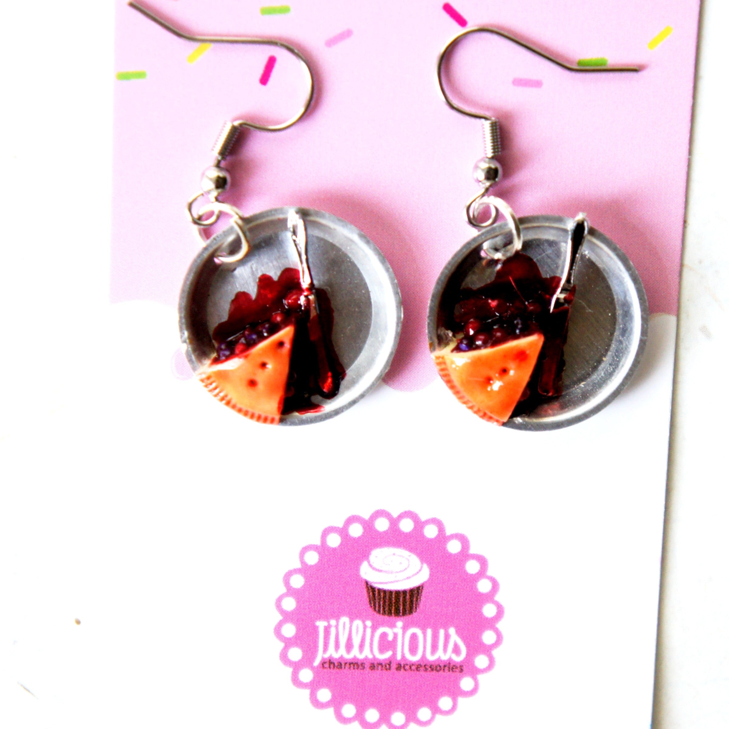 Cherry Pie Dangle Earrings