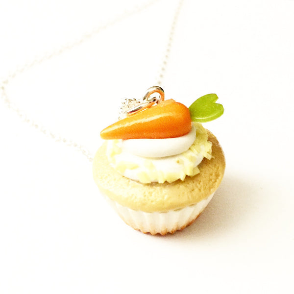 carrot cupcake necklace - Jillicious charms and accessories