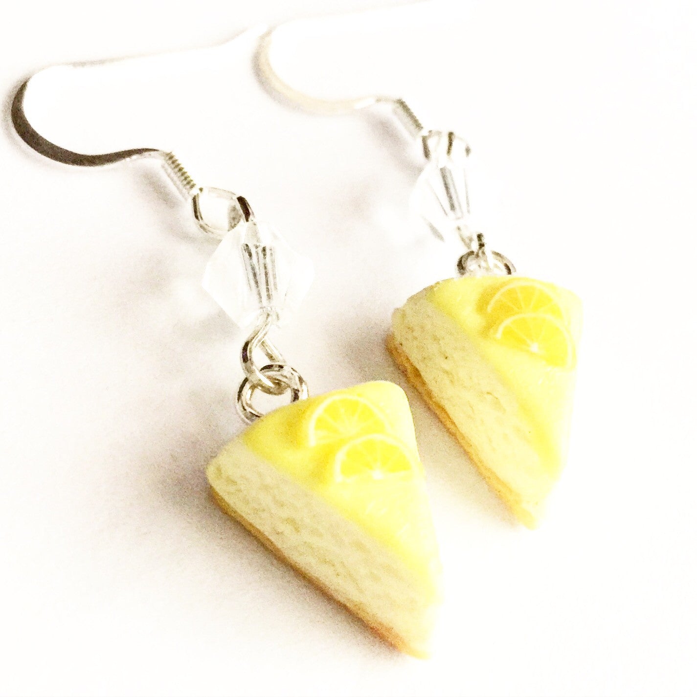 Lemon Cheesecake Dangle Earrings - Jillicious charms and accessories