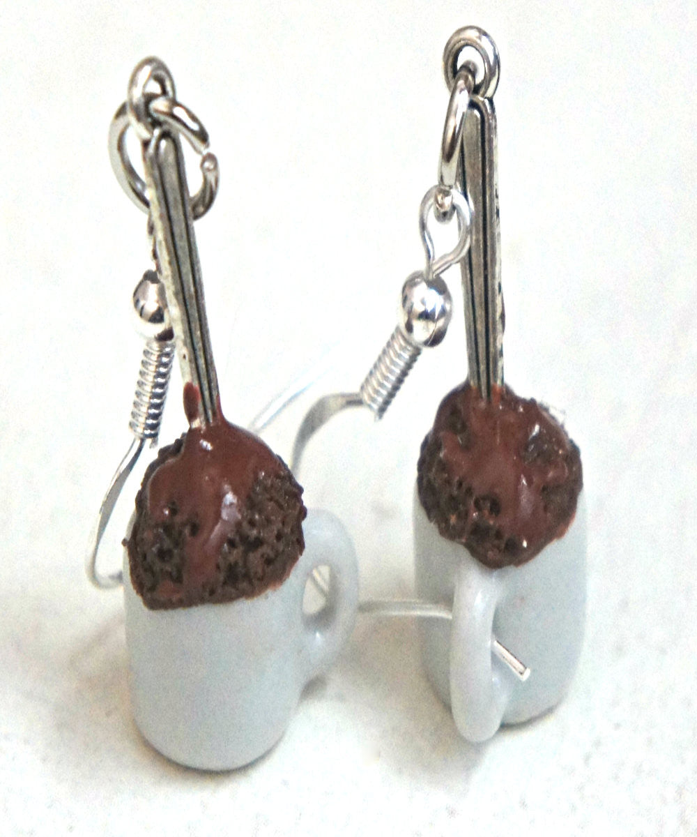 Mug Cake Dangle Earrings - Jillicious charms and accessories