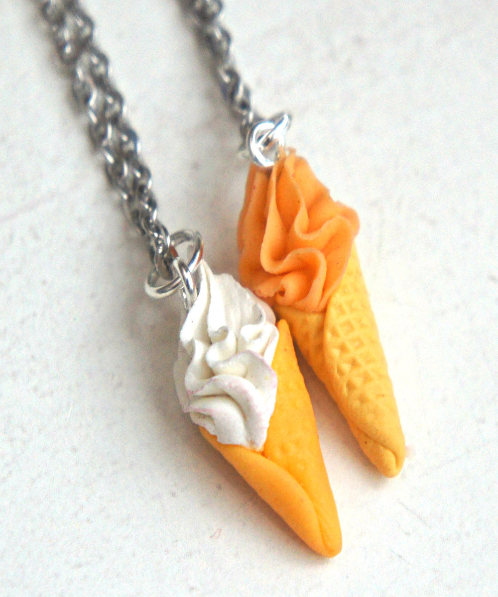 Soft Serve Ice Cream Necklace - Jillicious charms and accessories