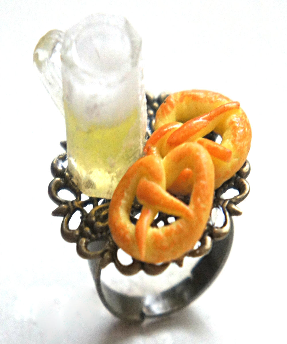 Pretzels and Beer Ring - Jillicious charms and accessories