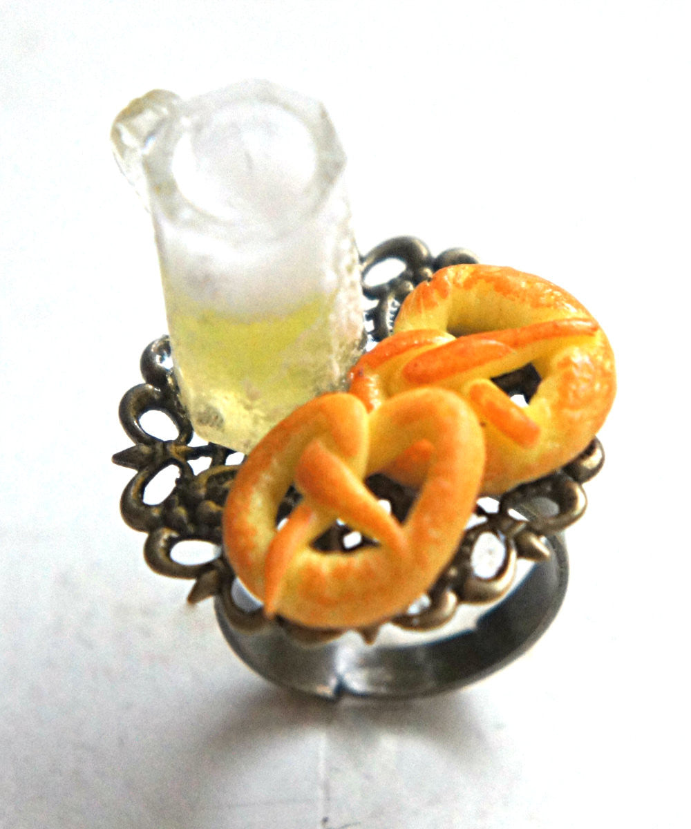 Pretzels and Beer Ring - Jillicious charms and accessories