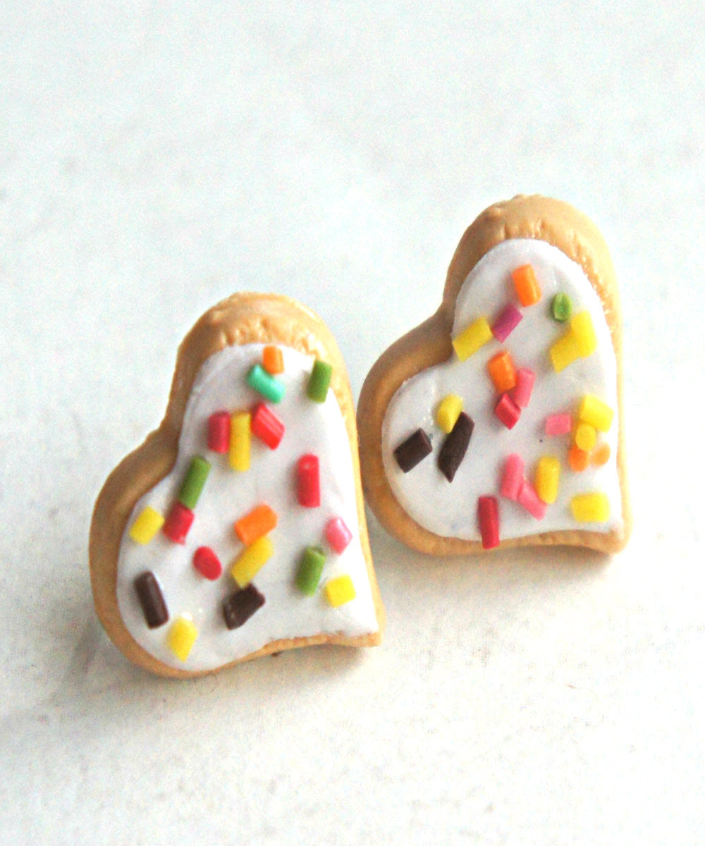 Heart Sprinkles Sugar Cookies Earrings - Jillicious charms and accessories