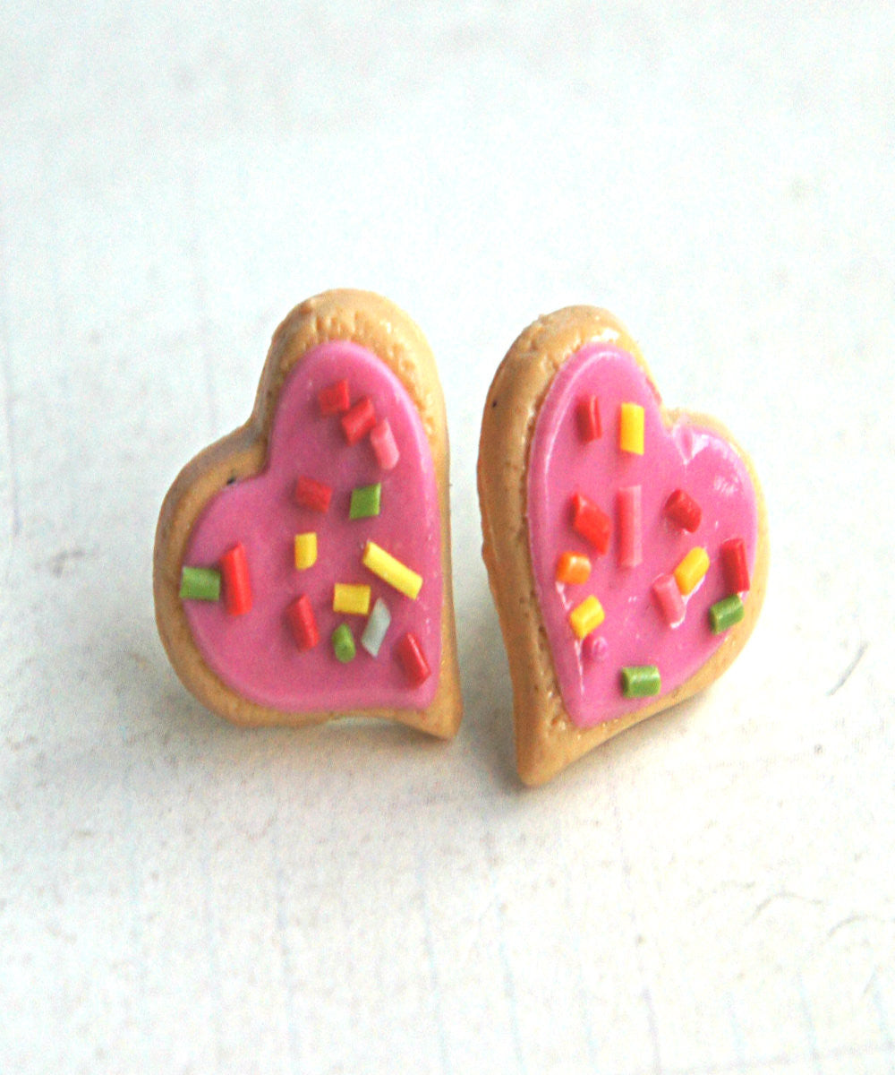Heart Sprinkles Sugar Cookies Earrings - Jillicious charms and accessories