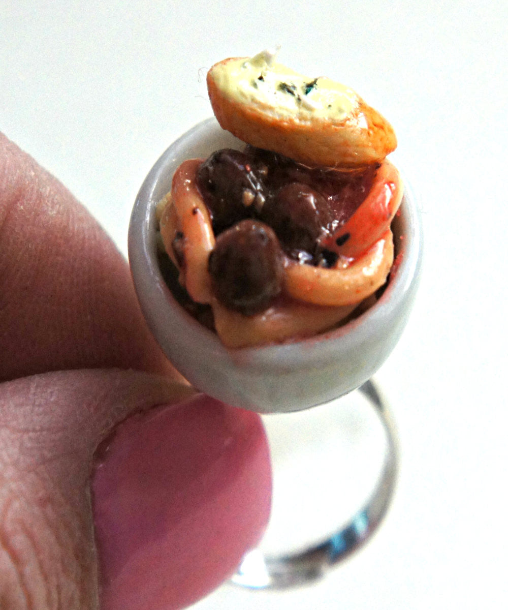 Spaghetti with Meatballs Ring - Jillicious charms and accessories