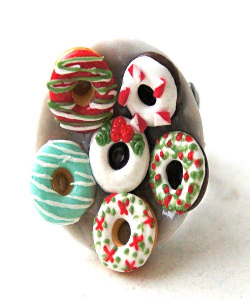 Christmas Donuts Ring - Jillicious charms and accessories