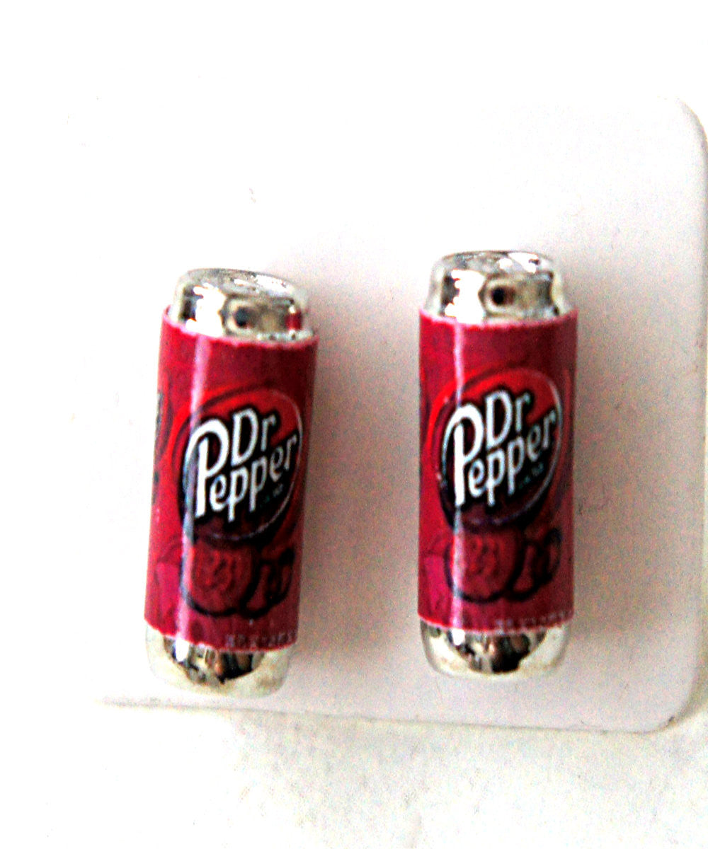 Dr. Pepper soda can earrings - Jillicious charms and accessories
