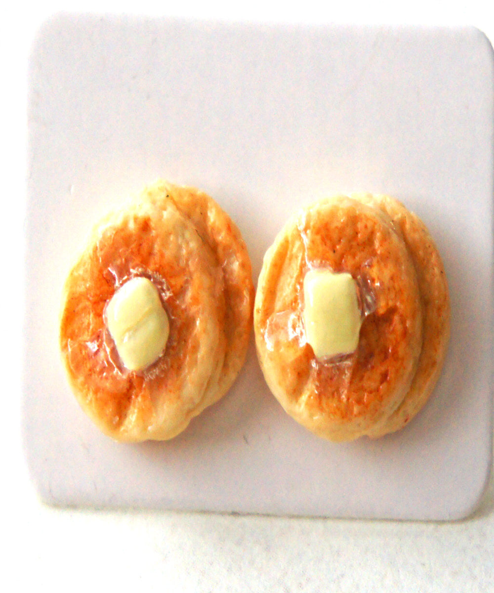 Pancakes Earrings - Jillicious charms and accessories