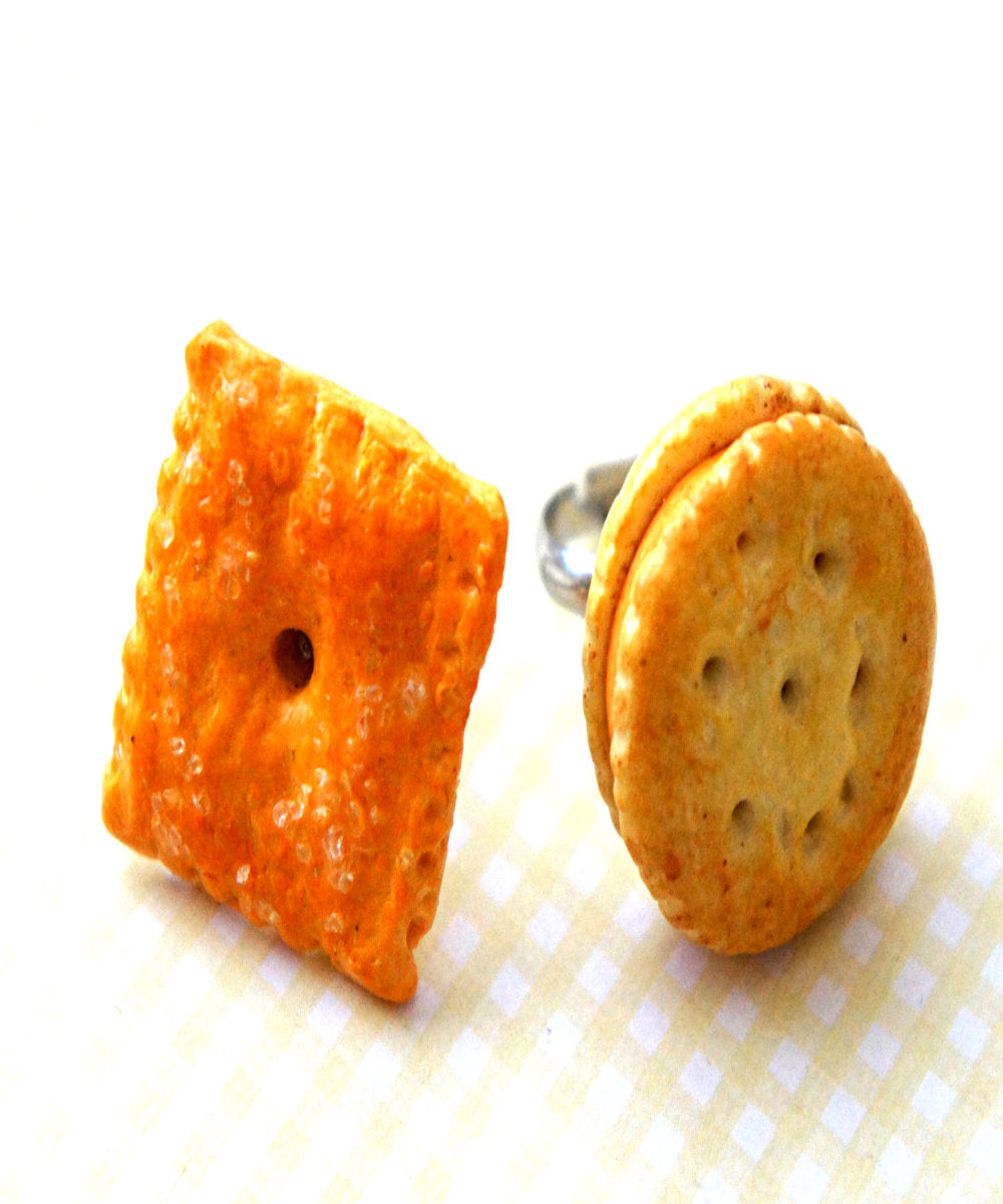 Cheese Crackers Ring - Jillicious charms and accessories