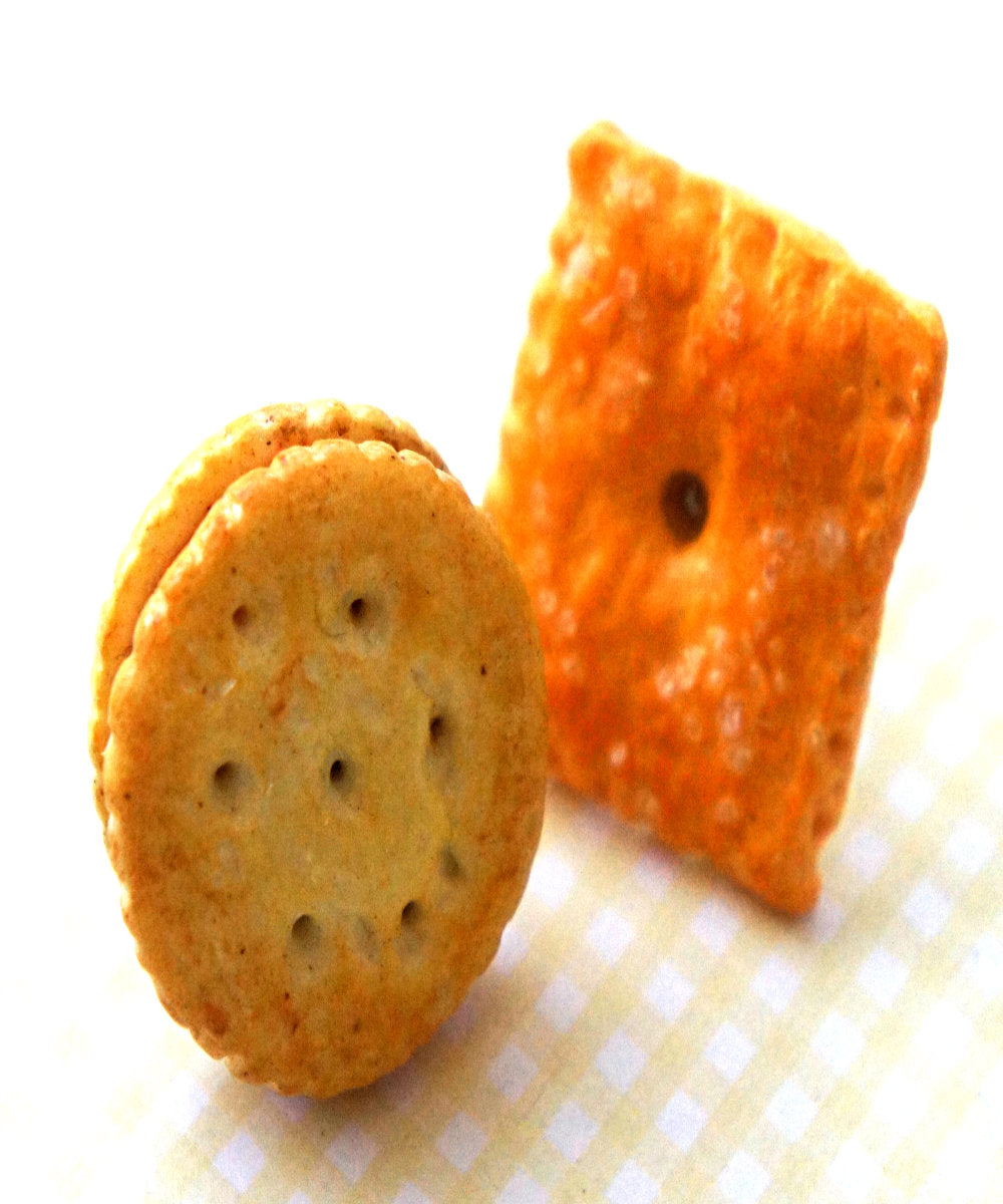 Cheese Crackers Ring - Jillicious charms and accessories