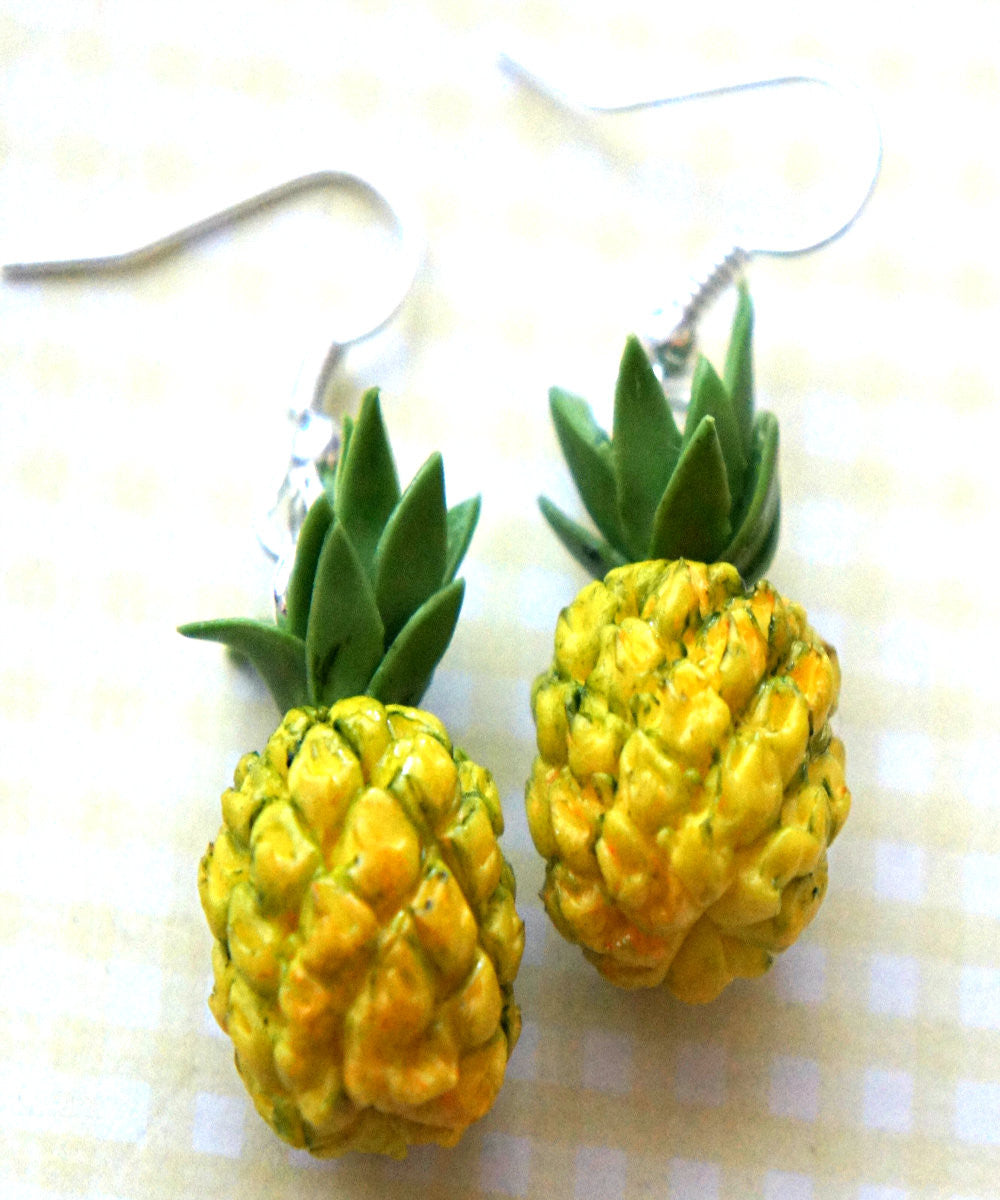 Pineapple Dangle Earrings - Jillicious charms and accessories