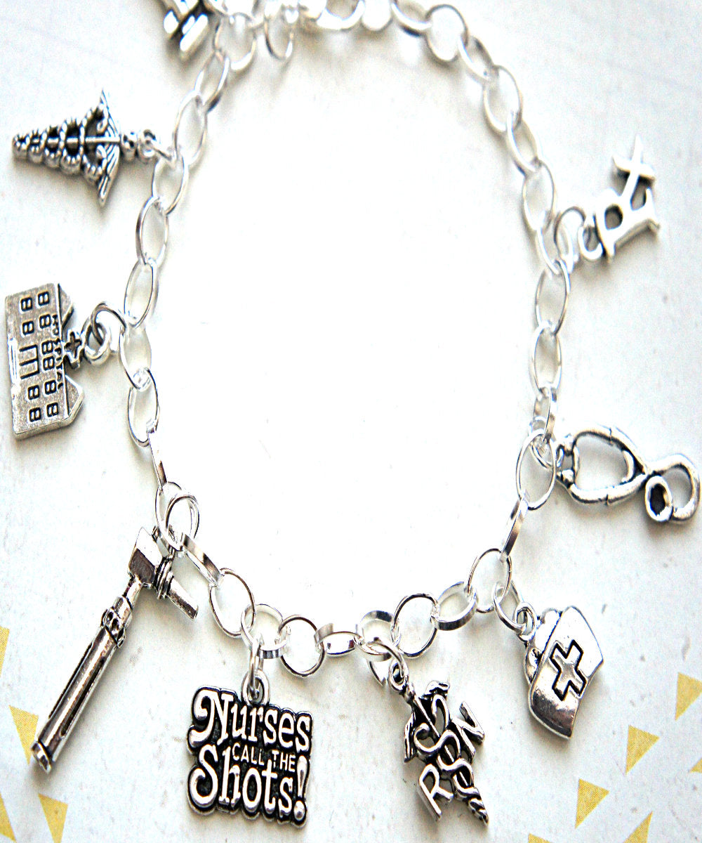 Nurse Charm Bracelet - Jillicious charms and accessories