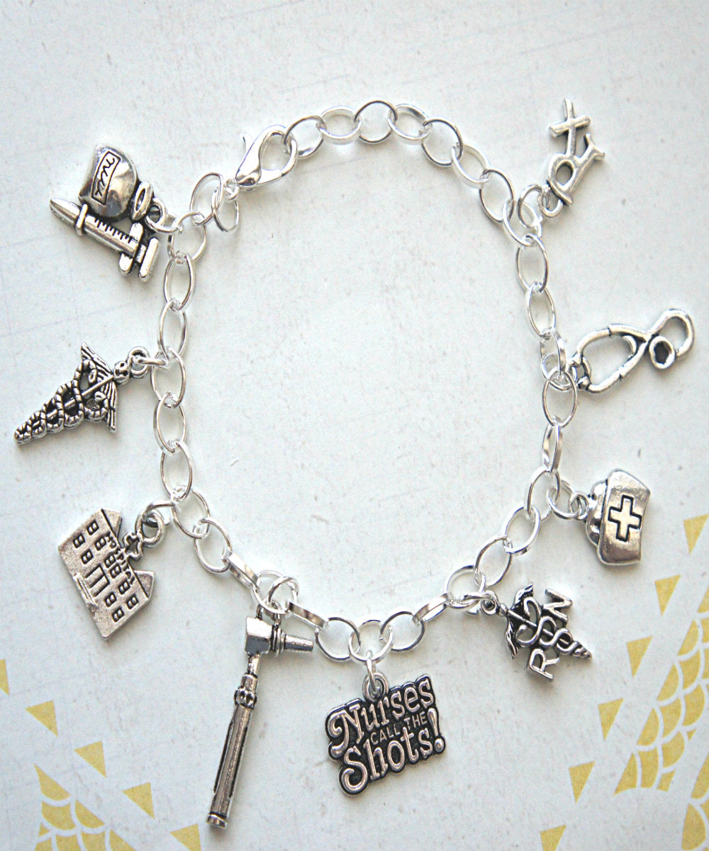 Nurse Charm Bracelet - Jillicious charms and accessories