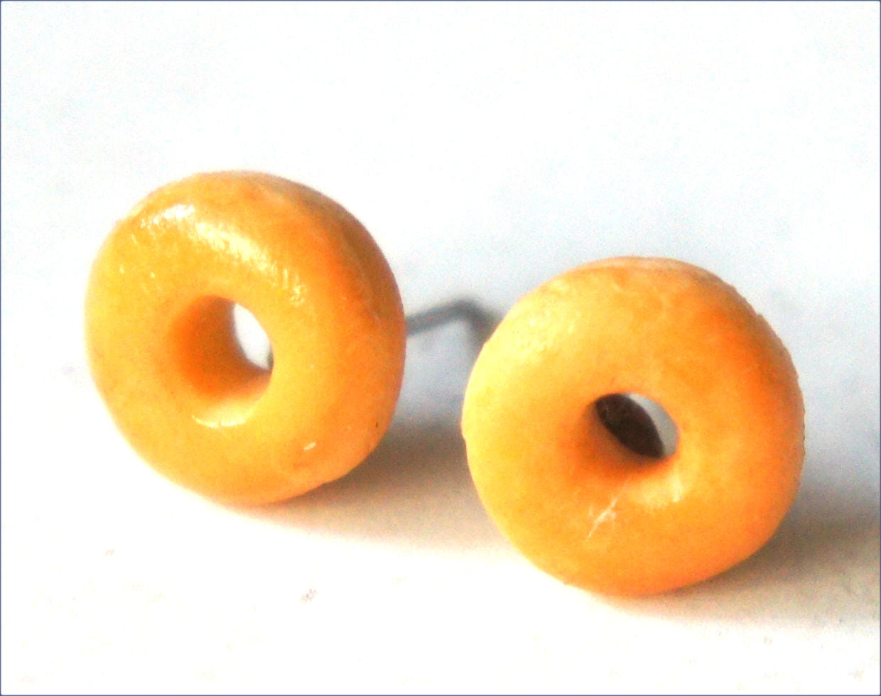 Glazed Donuts Stud Earrings - Jillicious charms and accessories