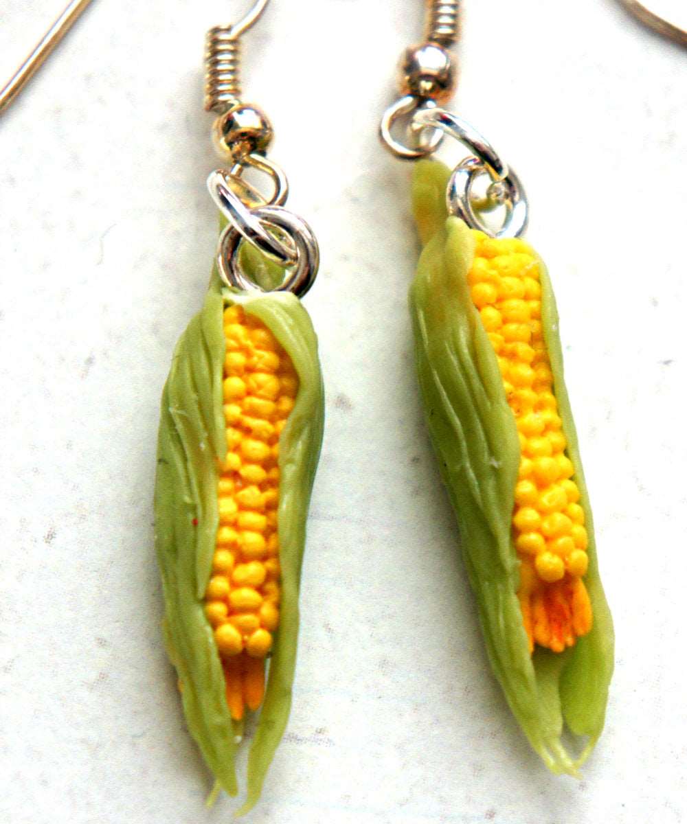 Corn Dangle Earrings - Jillicious charms and accessories