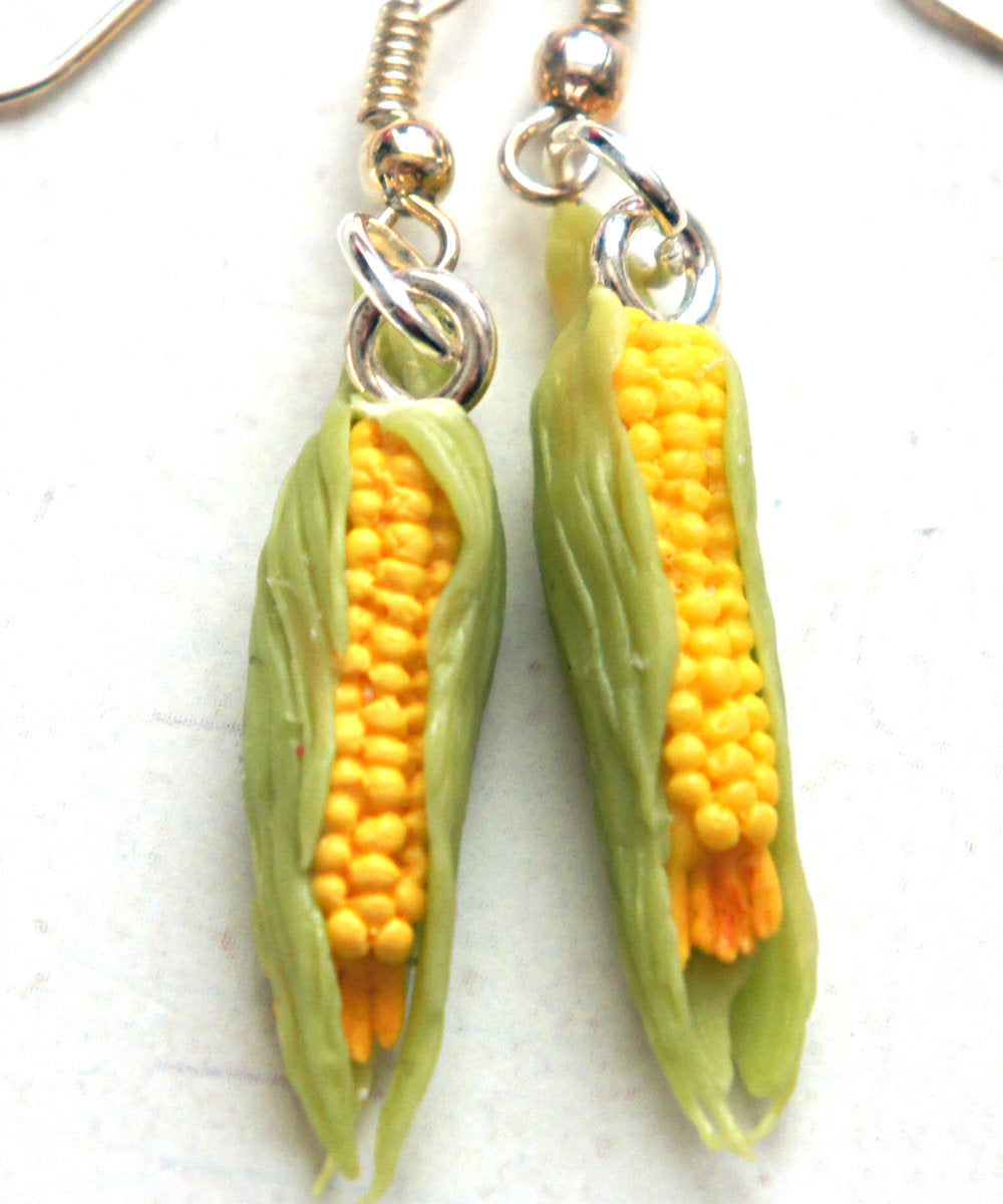 Corn Dangle Earrings - Jillicious charms and accessories