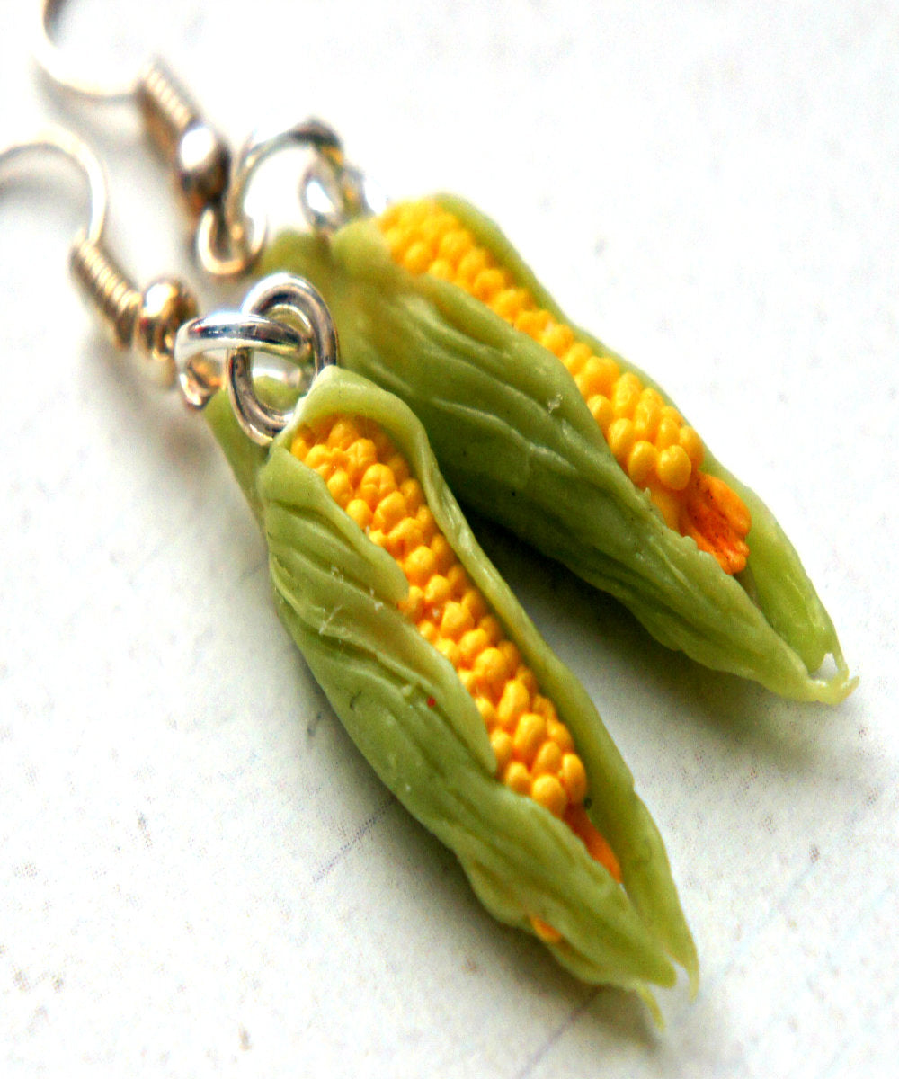 Corn Dangle Earrings - Jillicious charms and accessories