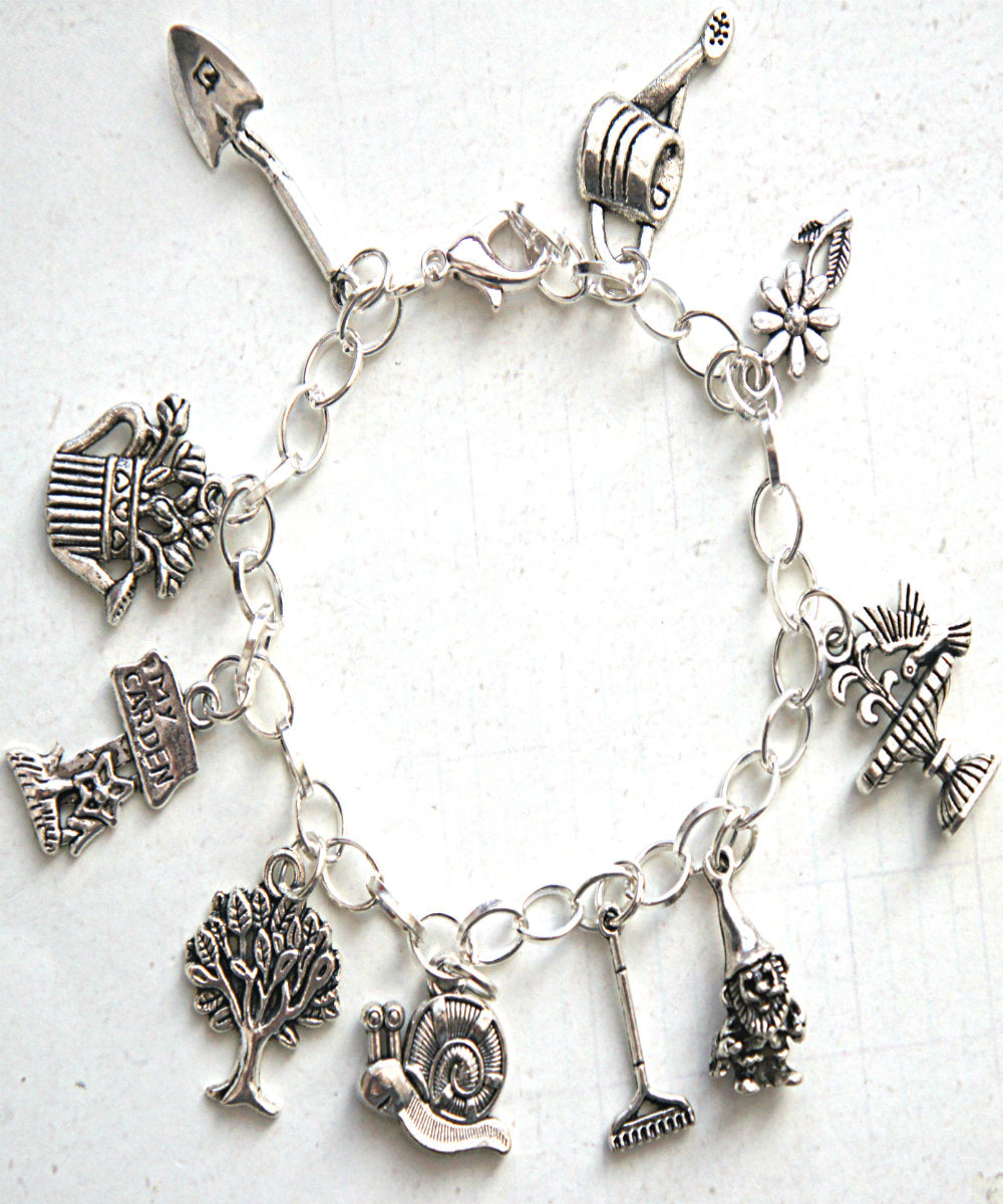 Gardener Inspired Charm Bracelet - Jillicious charms and accessories