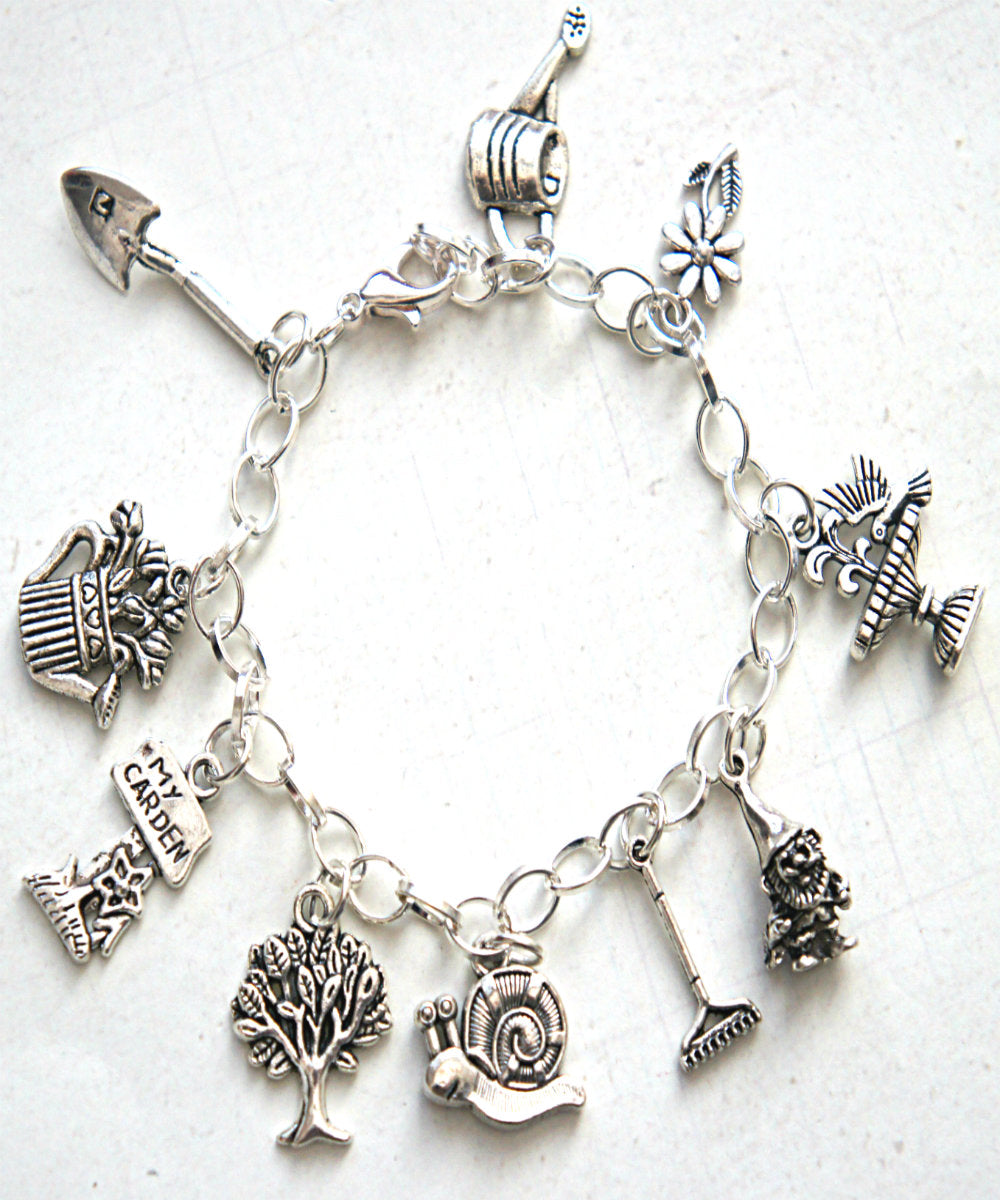 Gardener Inspired Charm Bracelet - Jillicious charms and accessories