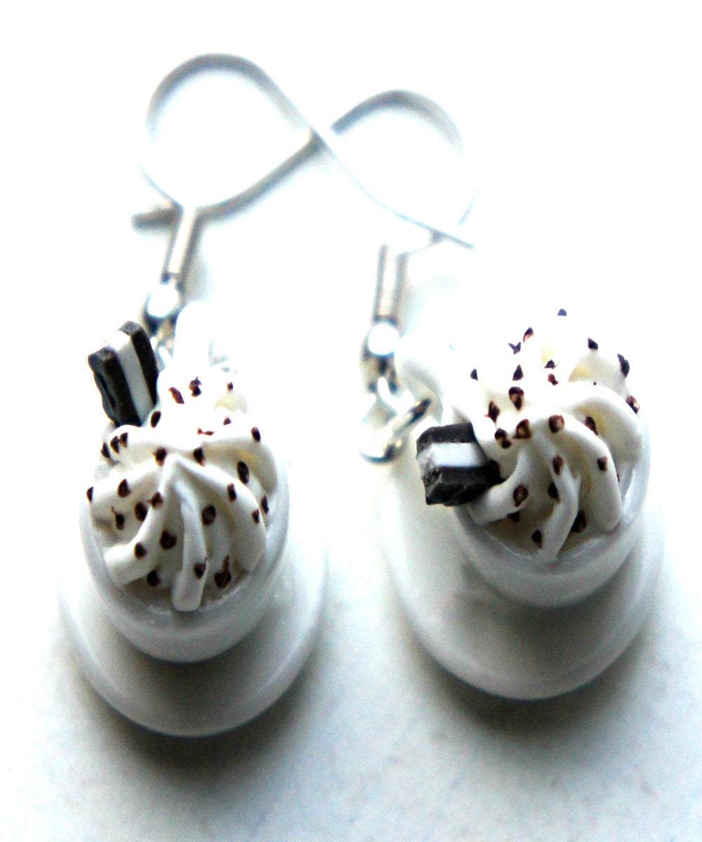 Oreo Coffee Cup Dangle Earrings - Jillicious charms and accessories